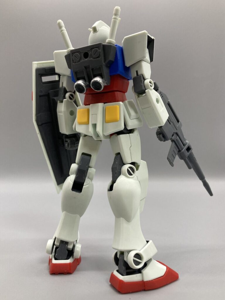 部分塗装したEGガンダム_背面