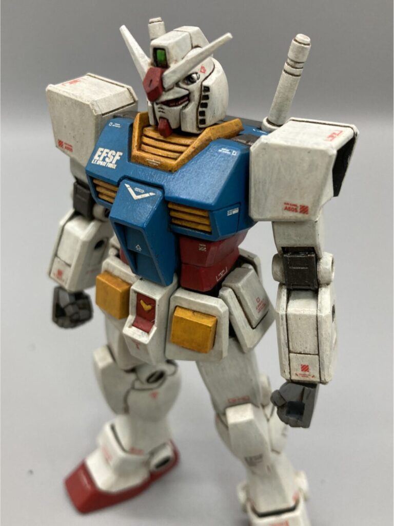 ウォッシングが完了したEGガンダム