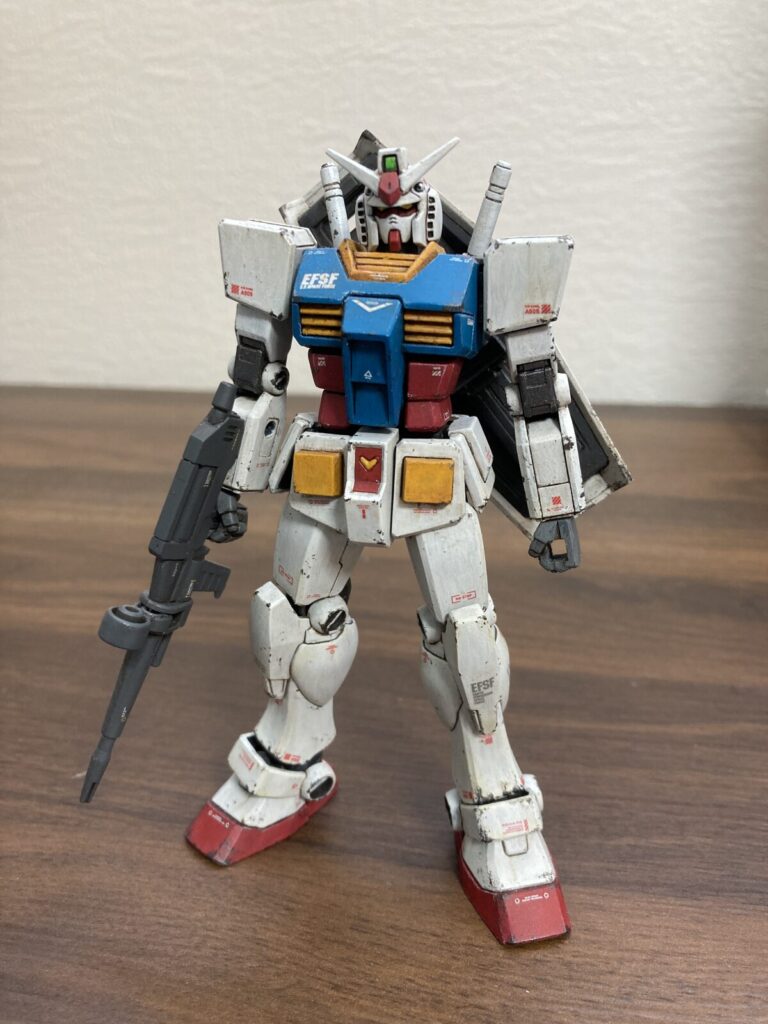 机で撮ったガンダム