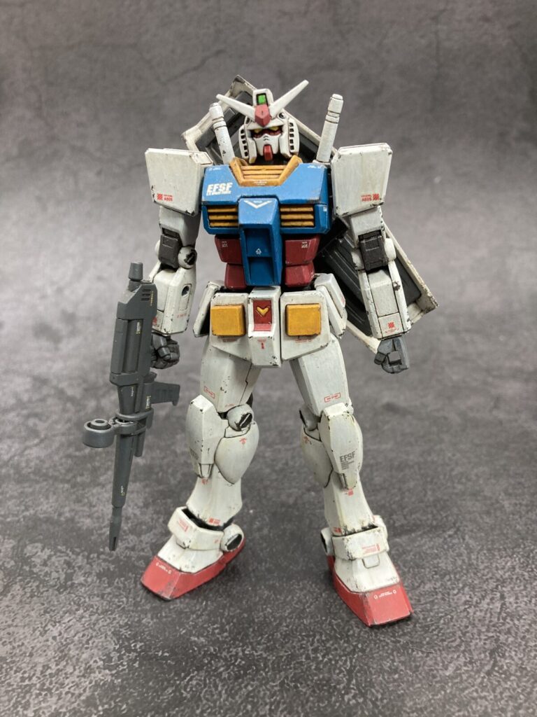 撮影ブースで撮ったガンダム